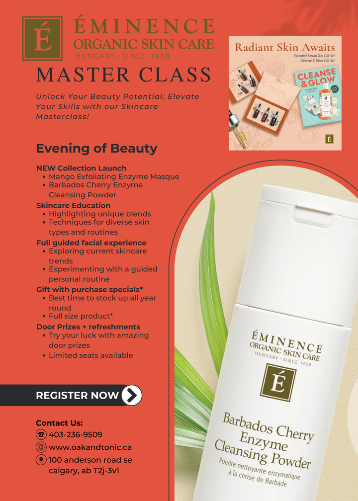 Eminence Organics Skincare Masterclass