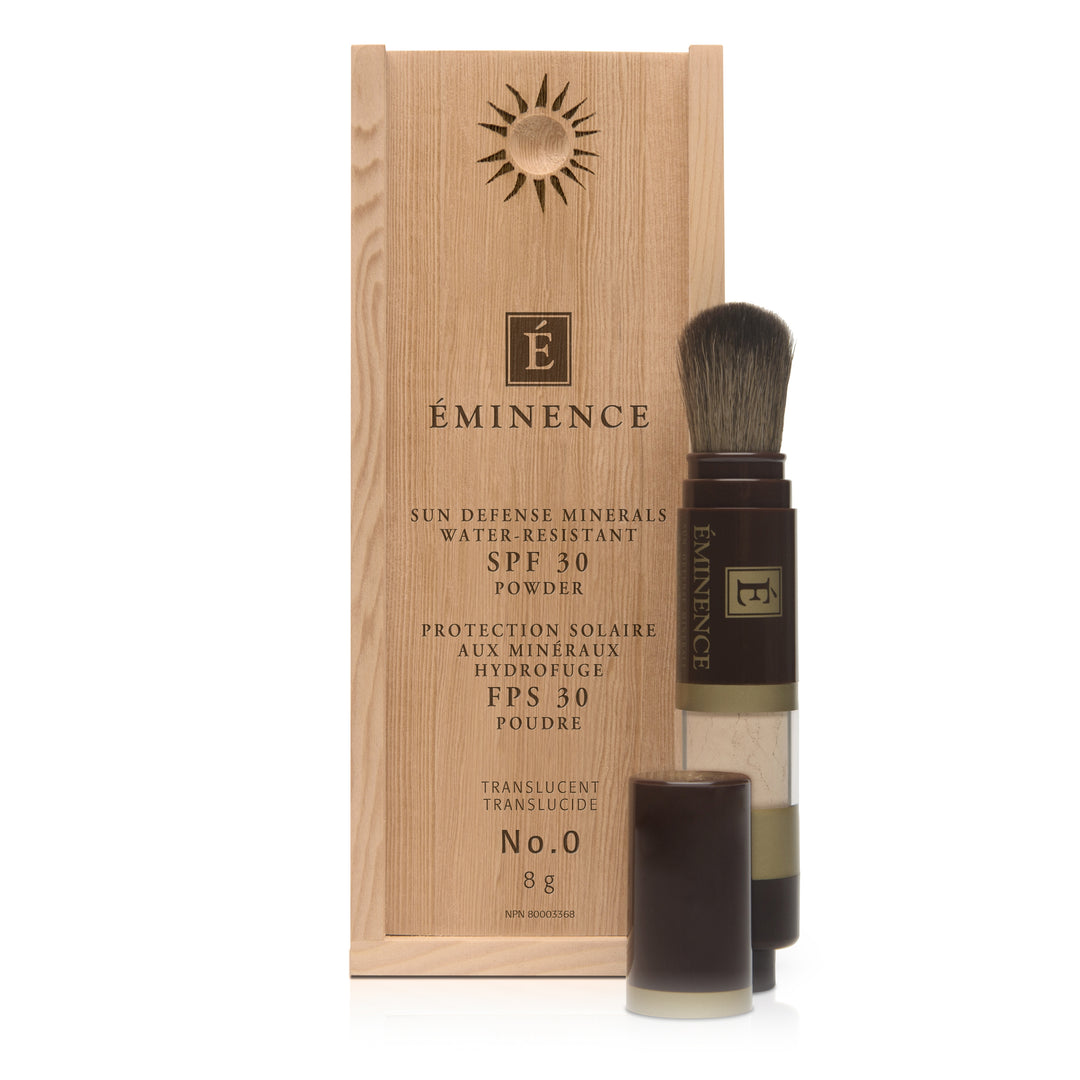 Eminence | Sun Defense Mineral SPF 30 Brushes - Oak + Tonic