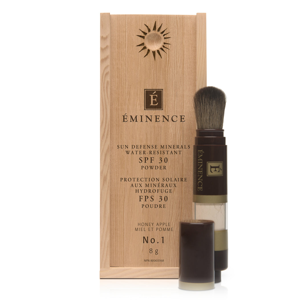 Eminence | Sun Defense Mineral SPF 30 Brushes - Oak + Tonic