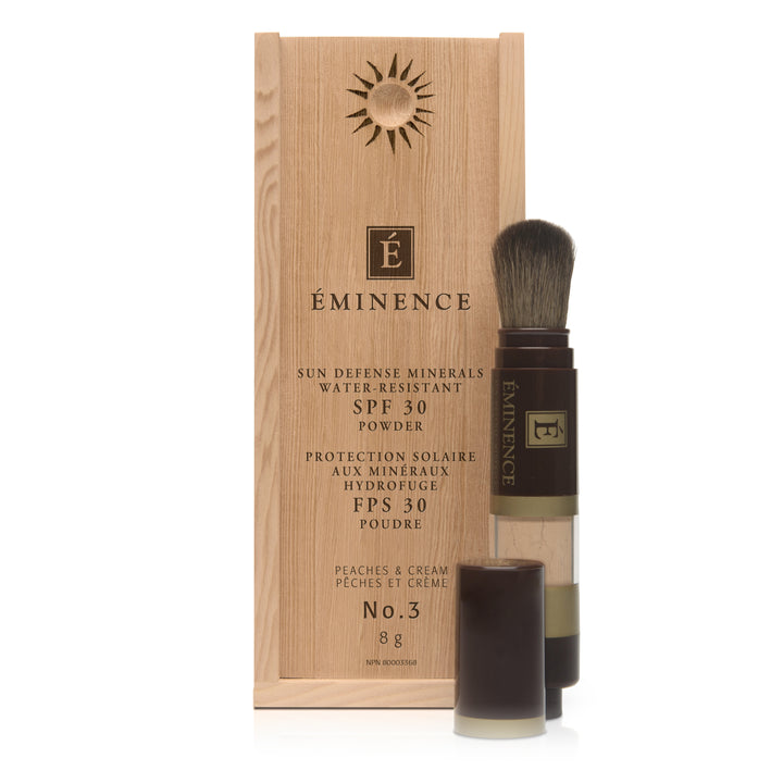 Eminence | Sun Defense Mineral SPF 30 Brushes - Oak + Tonic