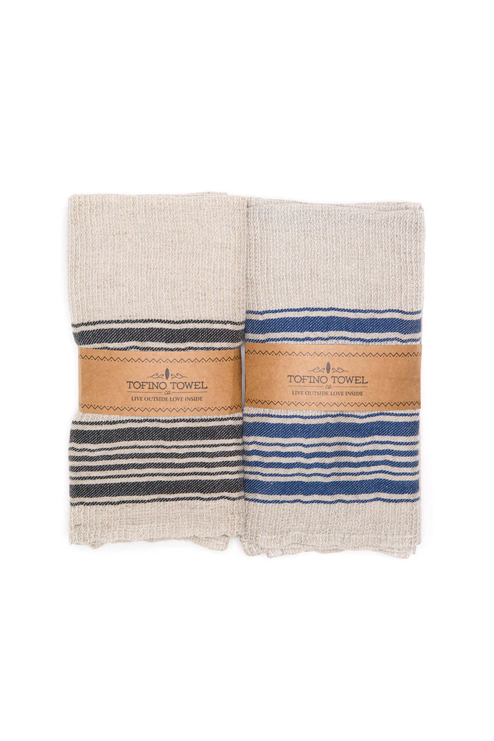 Tofino Towels | THE GOURMET LINEN BLEND KITCHEN TOWEL (SET OF 2) - Oak + Tonic