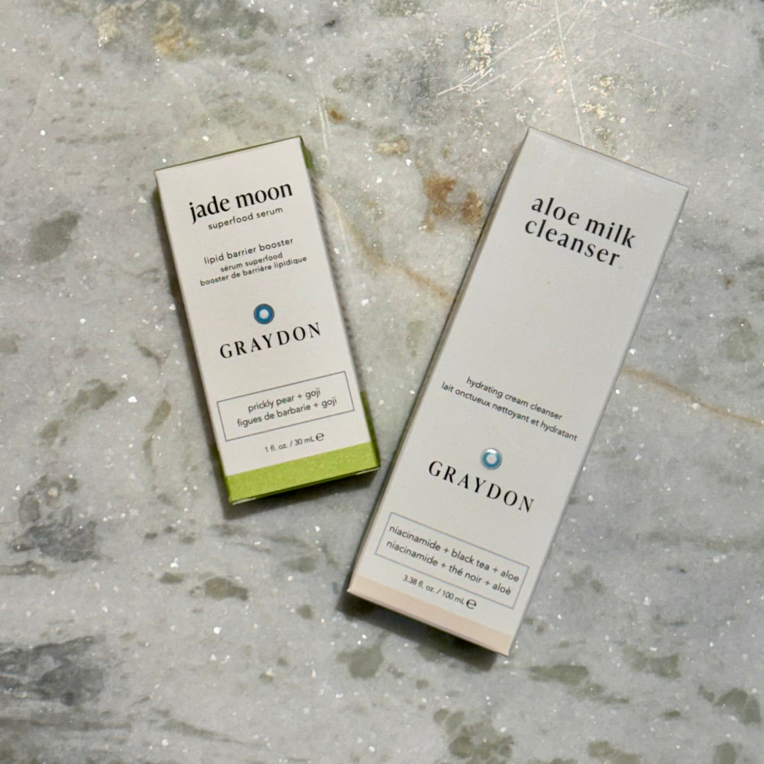 Radiance Ritual Duo: Aloe Milk Cleanser & Jade Moon Serum