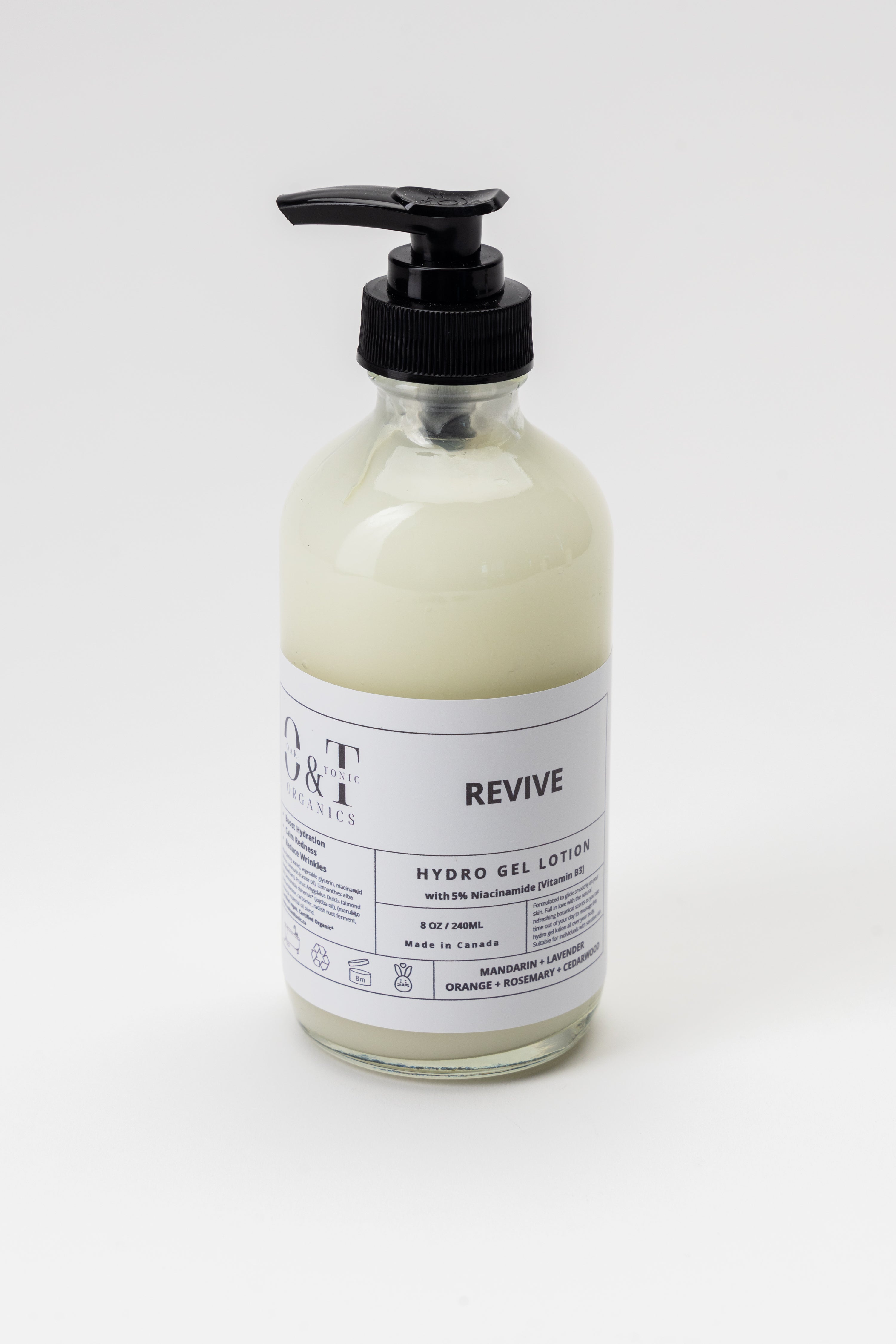 Oak & Tonic Organics | Revive Hydro-Gel Hand & Body Lotion