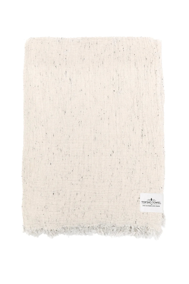 Tofino Towels | The Astrid Muslin Throw - Oak + Tonic